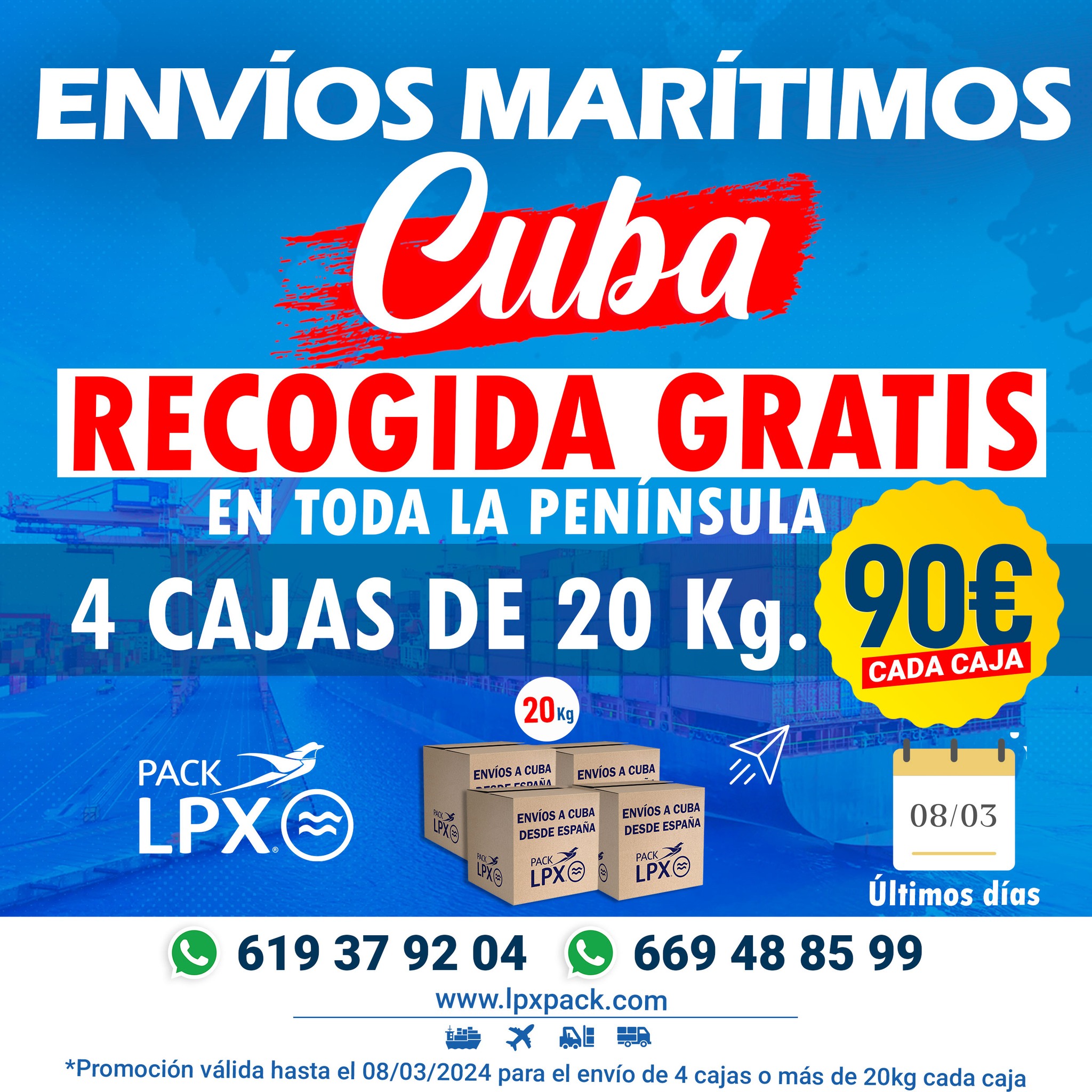 Env&iacute;os a Cuba