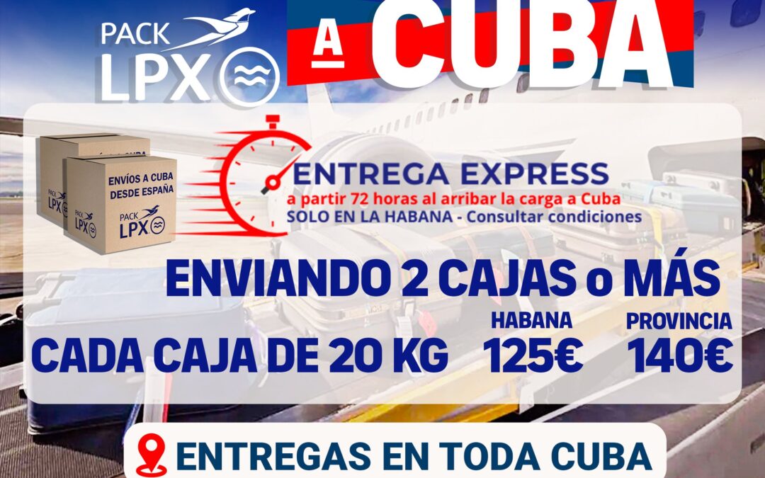 Promoción Envíos Aéreos a Cuba – Septiembre 2024