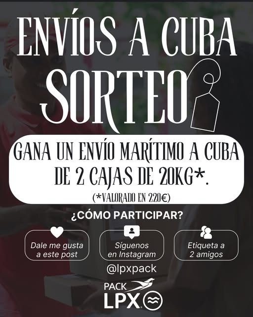 Sorteo Envíos a Cuba LPX Pack